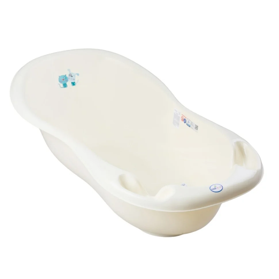 Ванночка для детей Пес и Кот Tega Baby PK-005 ODPŁYW-102 желтый 102 см