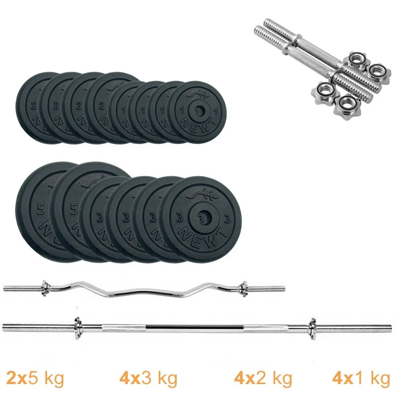 Набор штанга + гантели металлические Gym Set-HW Home Newt NE-M-HW-SET-45, 50 кг