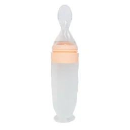 Силиконовая ложка-контейнер Mega Zayka MGZ-0108(Peach) объем 90 грамм Силиконовая ложка-контейнер Mega Zayka MGZ-0108(Peach) объем 90 грамм