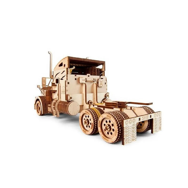 Дерев'яний механічний 3D конструктор Тягач VM-03 Ugears 70056 541 деталь