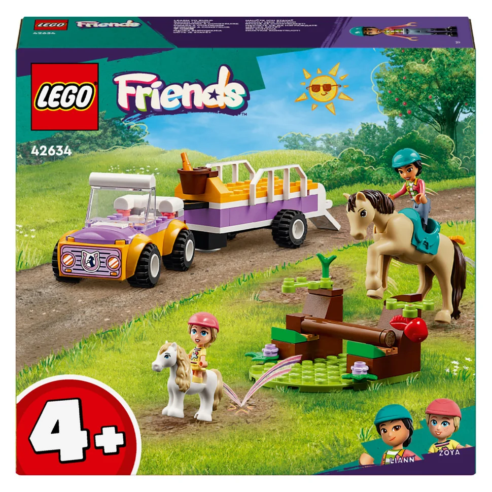Конструктор LEGO Friends Прицеп для лошади и пони 42634, 105 деталей