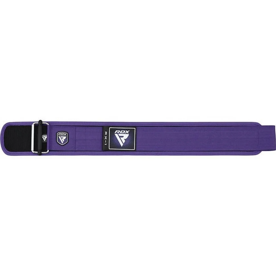 Пояс для тяжелой атлетики RX1 Weight Lifting Belt RDX Inc Limited WBS-RX1PR-XS, Purple, XS