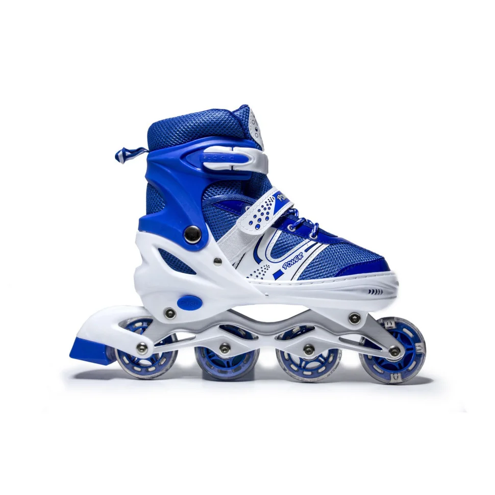 Детские раздвижные ролики Superpower Bambi 898288032 Blue, размер 38-42