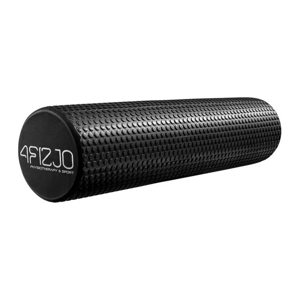 Массажный ролик 4FIZJO 4FJ0117 Black средняя твердость, 60x15 см