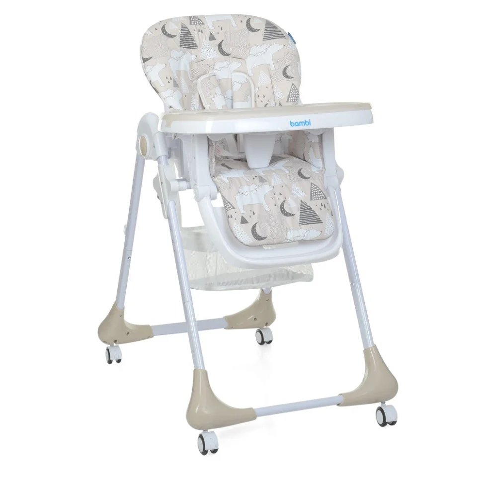 Стульчик для кормления Bambi M 3233 Mommy Bear Beige