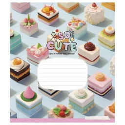 Тетрадь ученическая "So Cute" Школярик 024-3359K-1 в клетку, 24 листов