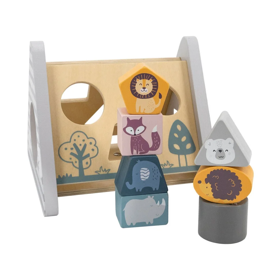 Дерев'яний сортер Розвиток Viga Toys PolarB 44007, 5 в 1