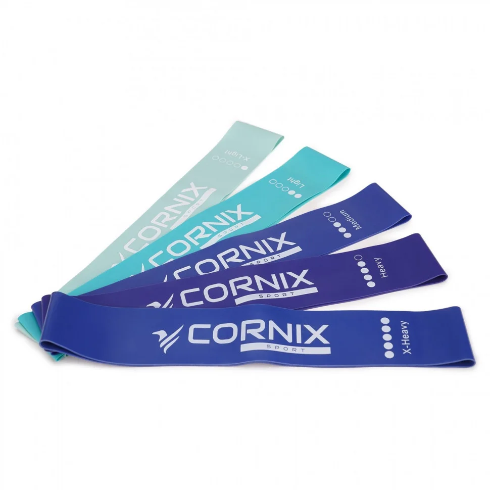 Резинки для фитнеса Mini Power Band Cornix XR-0047, 1-20 кг
