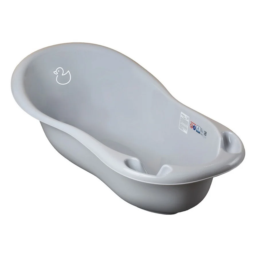 Ванночка дитяча «Каченя» Tega Baby DK-005-122 (Світло-сірий) 102 см