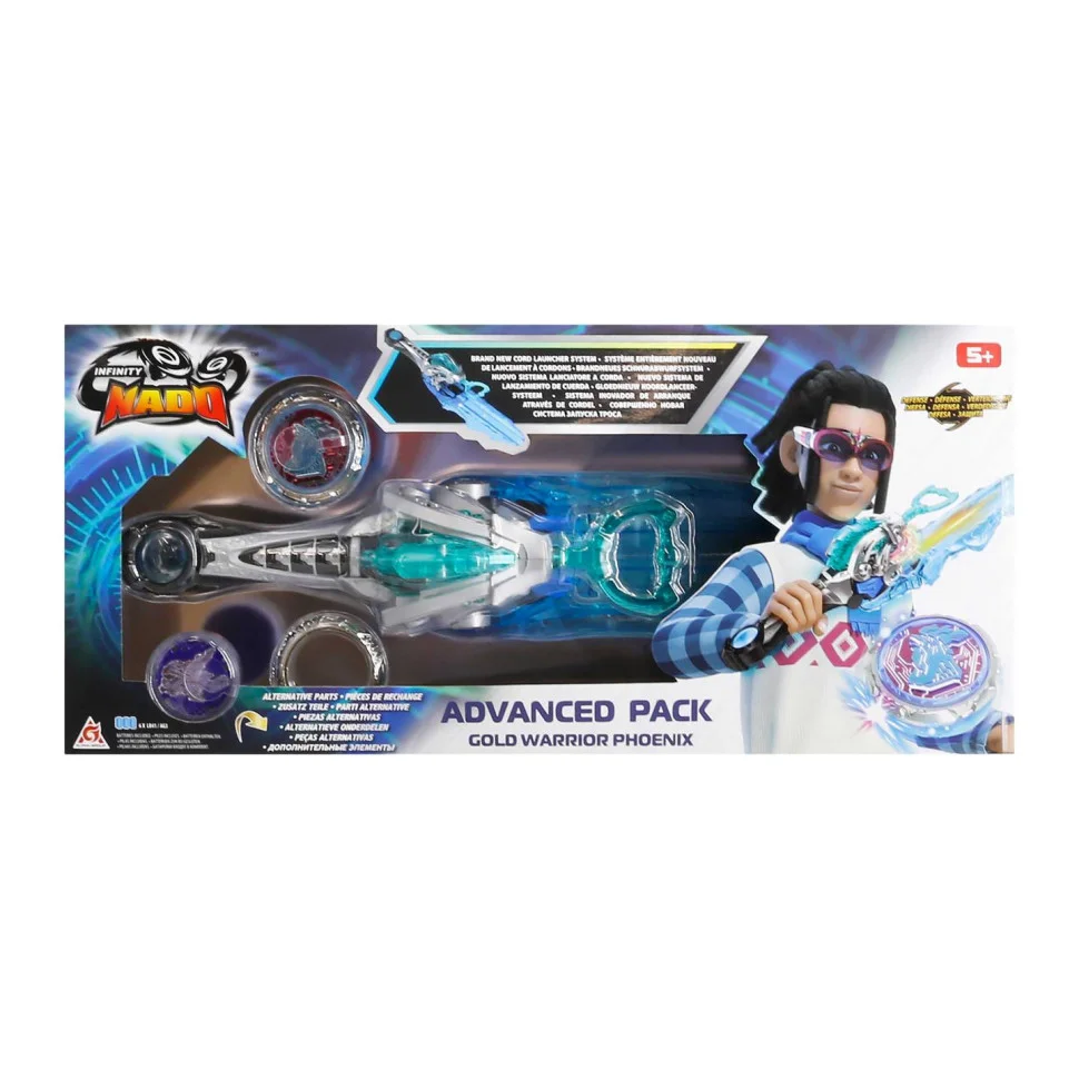 Дзиґа Infinity Nado EU654133 VI серія Advanced Pack Gold Warrior Phoenix Золотий Воїн Фенікс