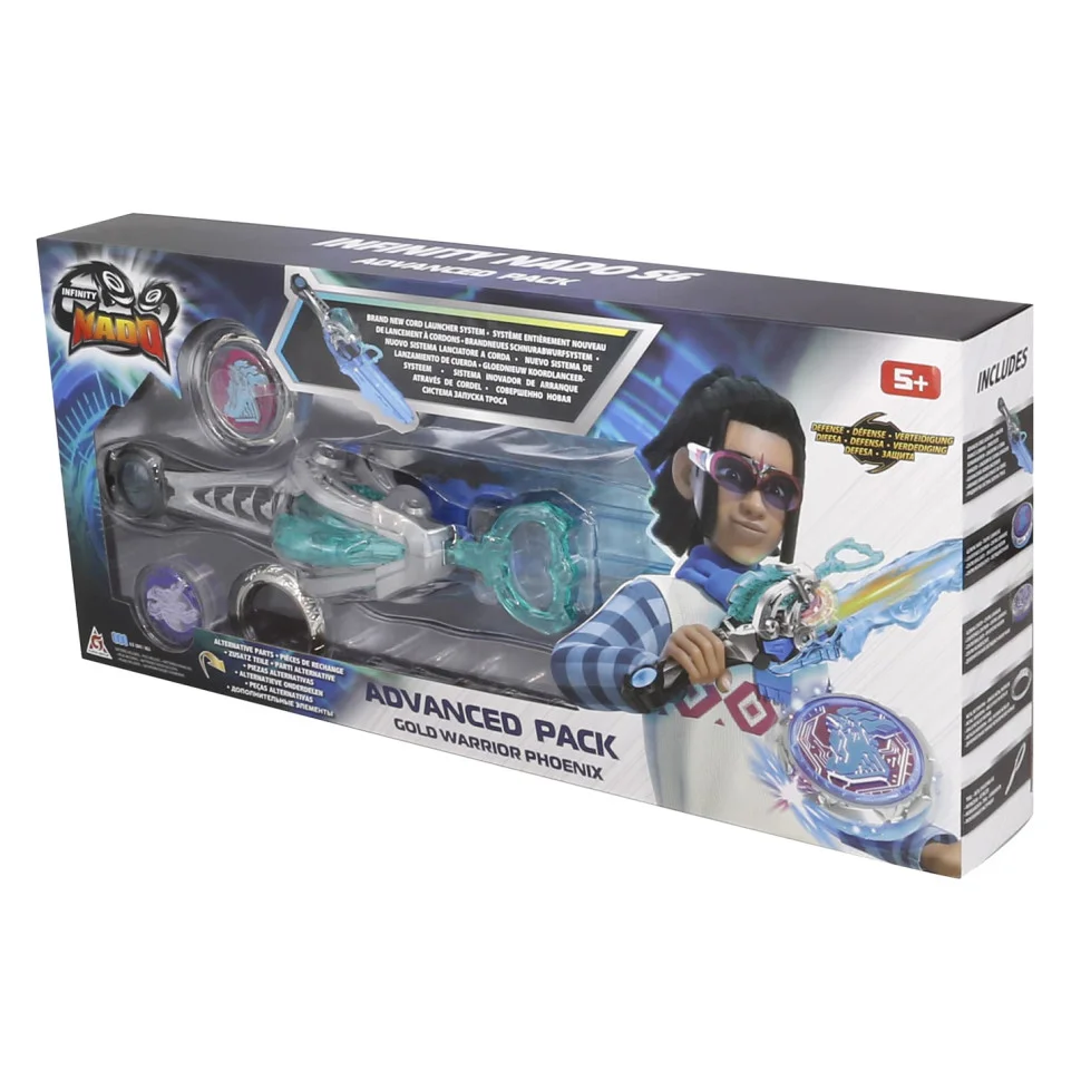 Дзиґа Infinity Nado EU654133 VI серія Advanced Pack Gold Warrior Phoenix Золотий Воїн Фенікс