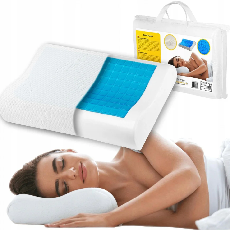 Подушка ортопедична 4FIZJO 4FJ0408 Ergo+ охолоджуюча для сну 40x60 см