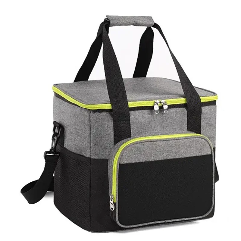 Сумка-холодильник TE-320S Time Eco 6215028111575BGREY 20 л, серая с черным