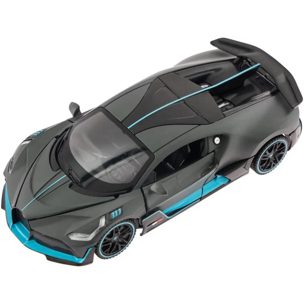 Автомодель інерційна Bugatti DIVO Rastar 64200 grey 1:32 