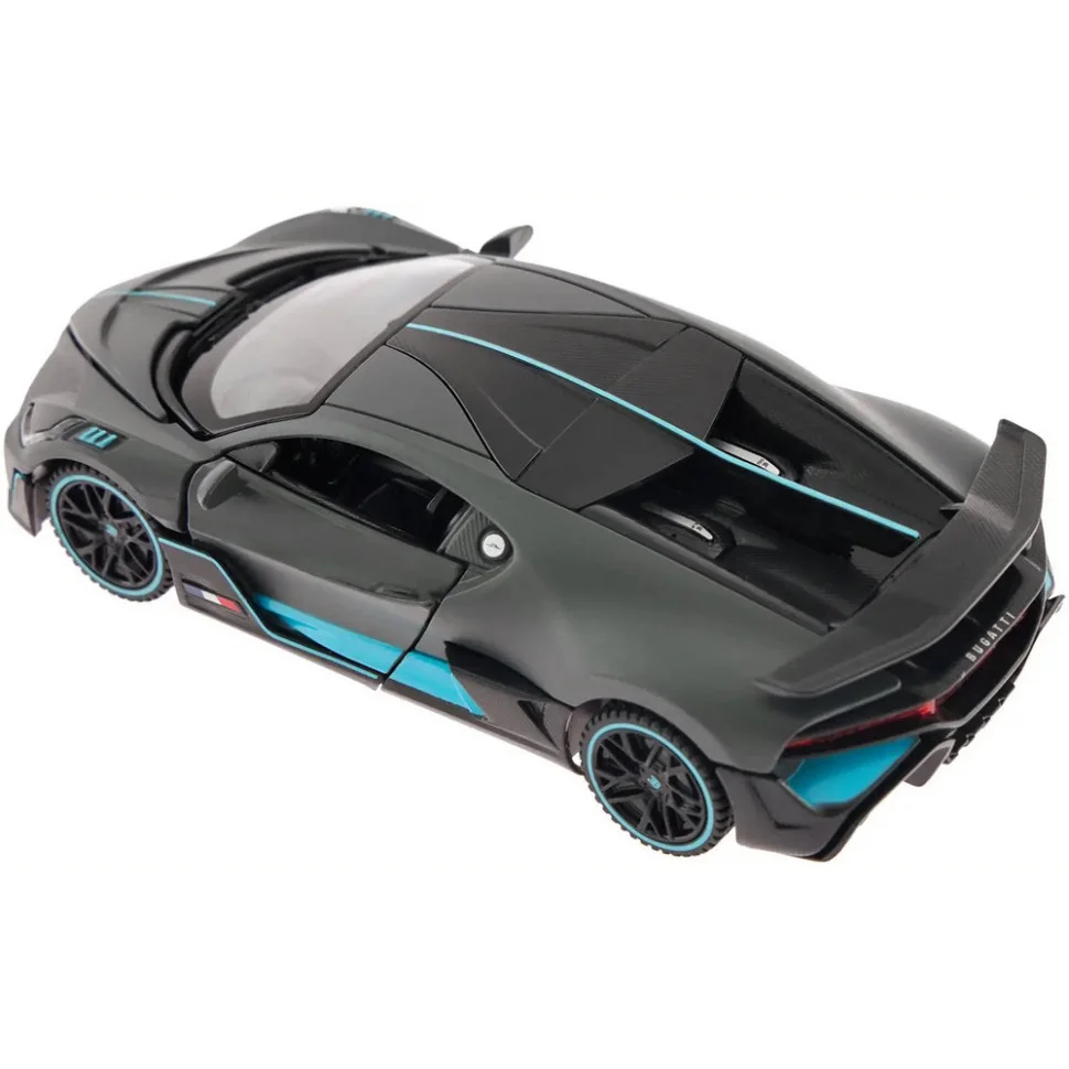 Автомодель інерційна Bugatti DIVO Rastar 64200 grey 1:32 