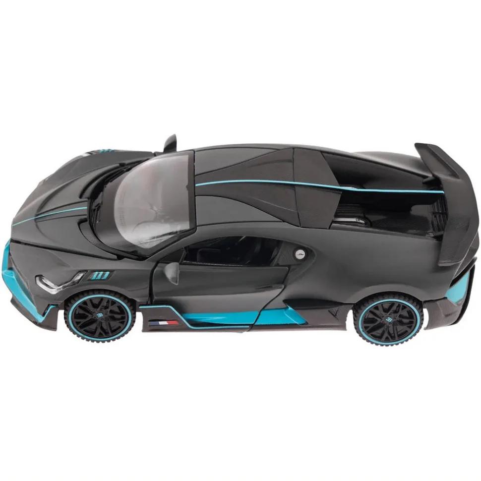 Автомодель інерційна Bugatti DIVO Rastar 64200 grey 1:32 
