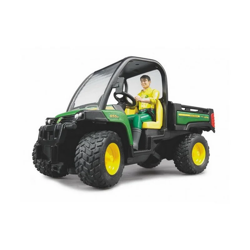 Дитячий іграшковий набір Автомобіль John Deere Gator XUV 855D Bruder 02490 з фігуркою