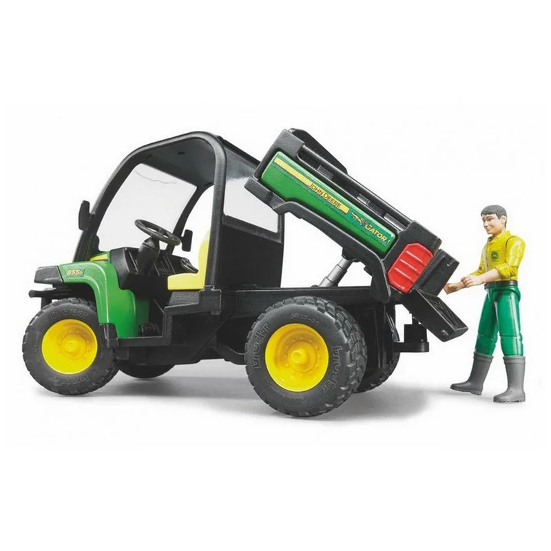 Дитячий іграшковий набір Автомобіль John Deere Gator XUV 855D Bruder 02490 з фігуркою