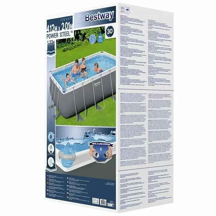 Каркасний басейн Bestway 56457K 412х201х122 см, 8124 л