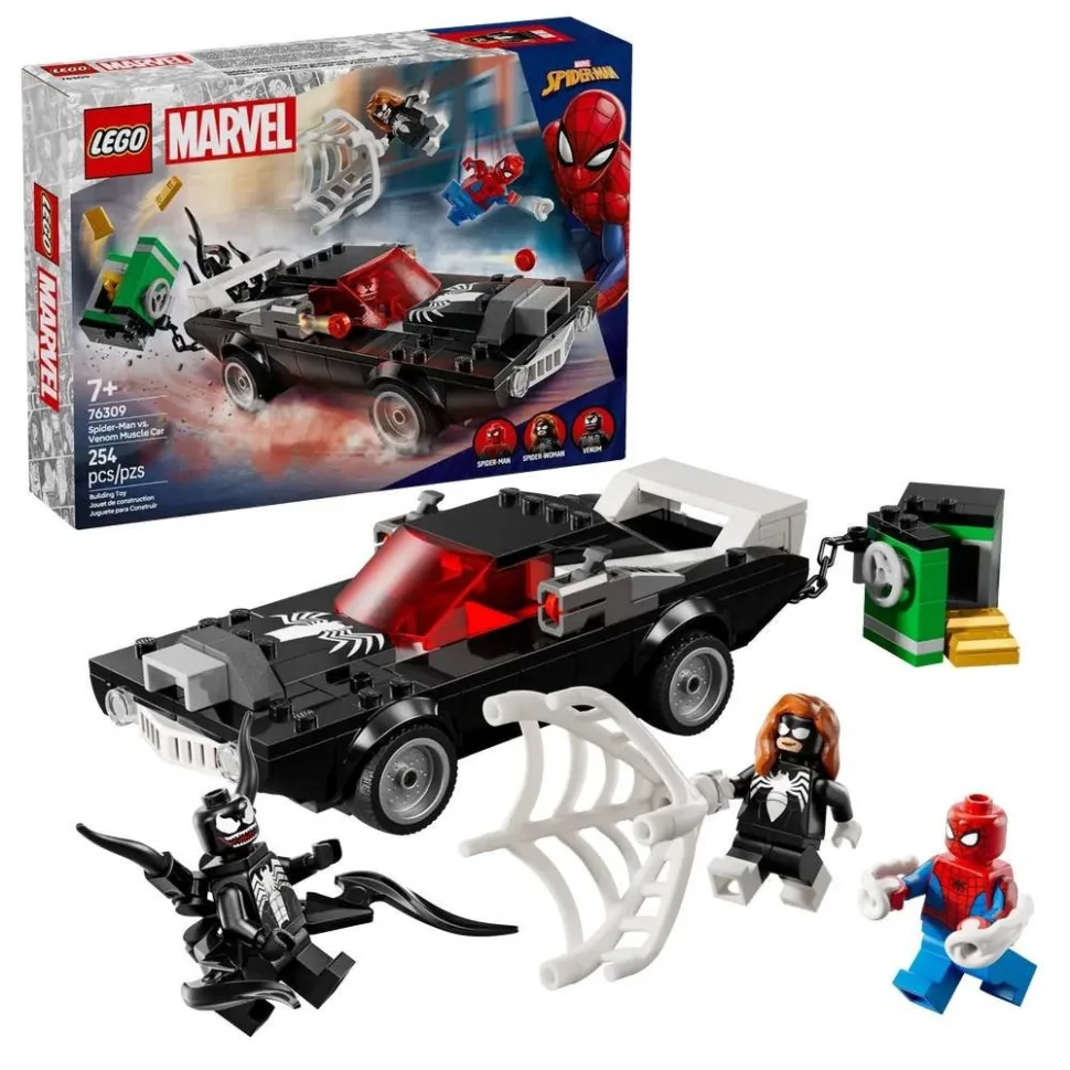 Конструктор Человек-паук против маслкара Венома LEGO 76309, 254 детали