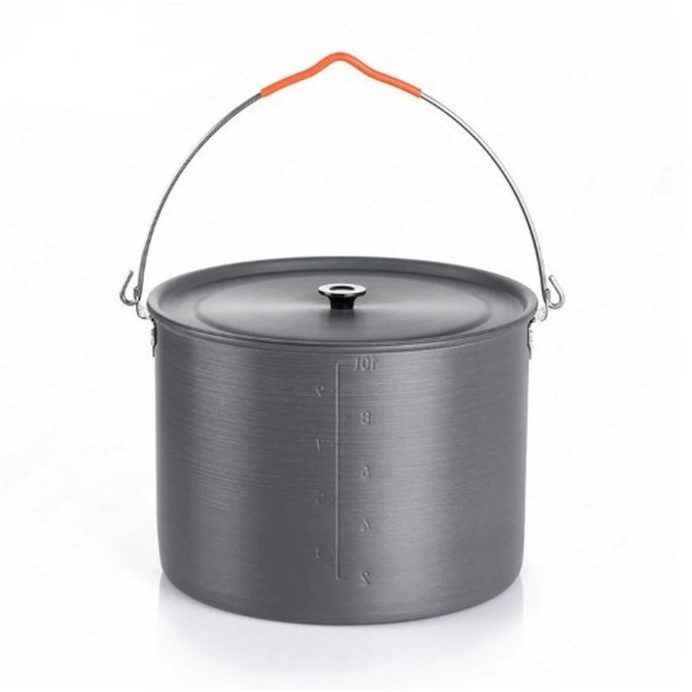 Котел Naturehike NH19CJ003 Camping 6927595738276, 10 л, grey