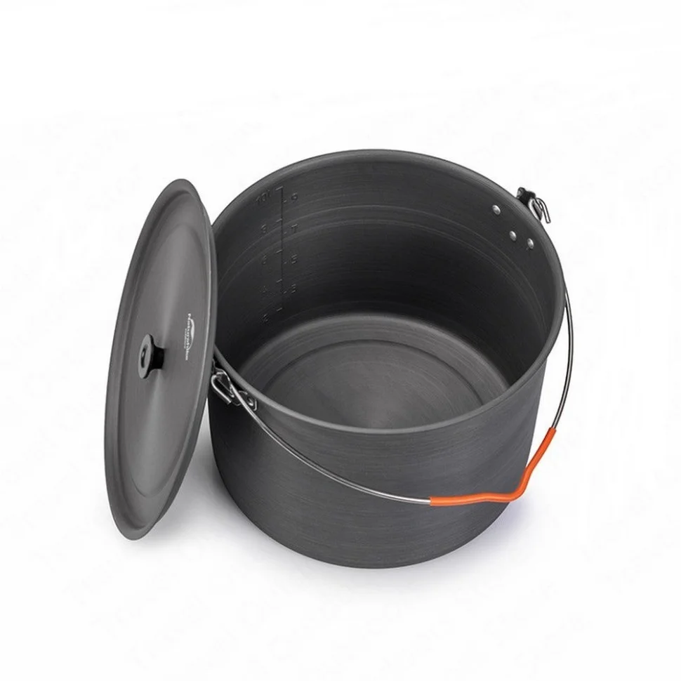 Котел Naturehike NH19CJ003 Camping 6927595738276, 10 л, grey