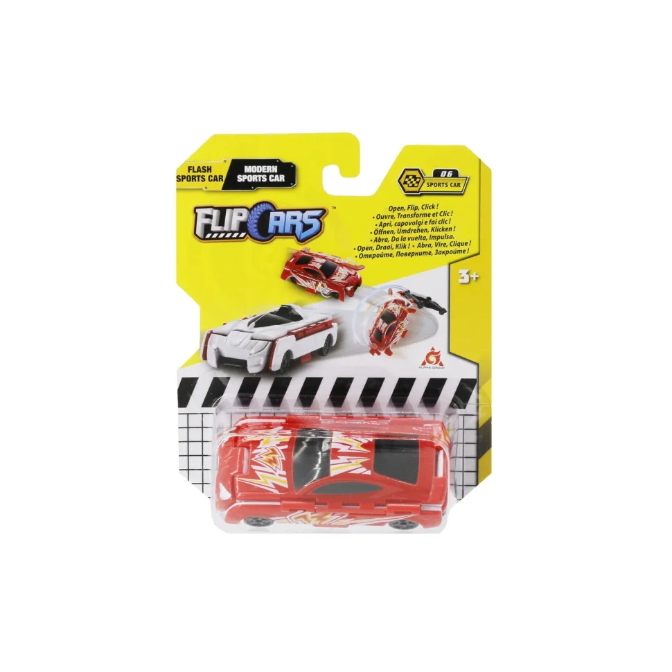 Машинка-трансформер Flip Cars 2 в 1 Спорткари, Спорткар блискавка і Сучасний спорткар EU463875B-06