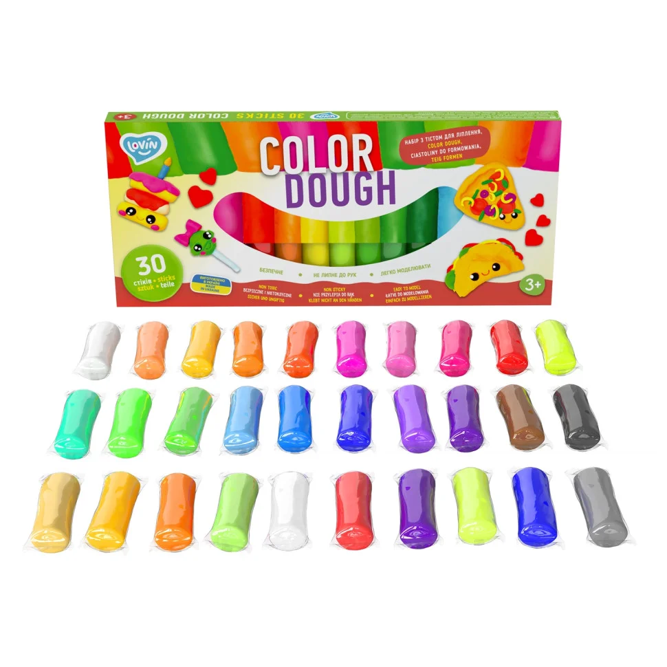 Набір для ліплення з тістом Color Dough TM Lovin 41205, 30 стиків