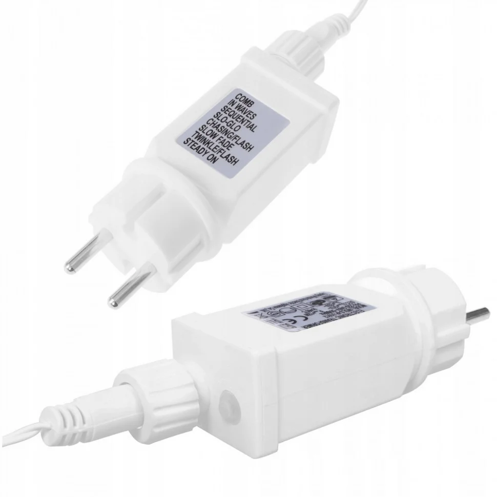 Гірлянда бахрома вулична Springos CL300, 12 м 300 LED, Cold White