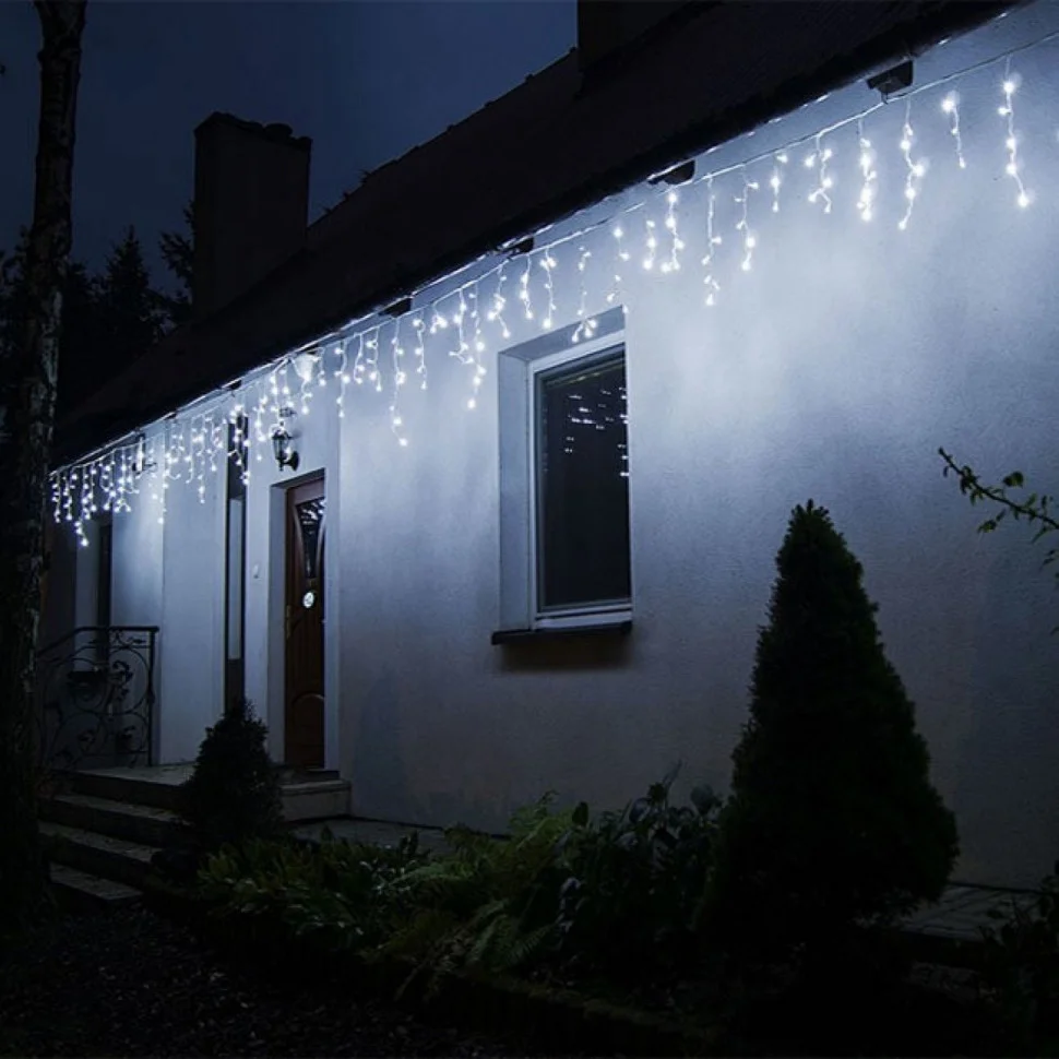 Гірлянда бахрома вулична Springos CL300, 12 м 300 LED, Cold White
