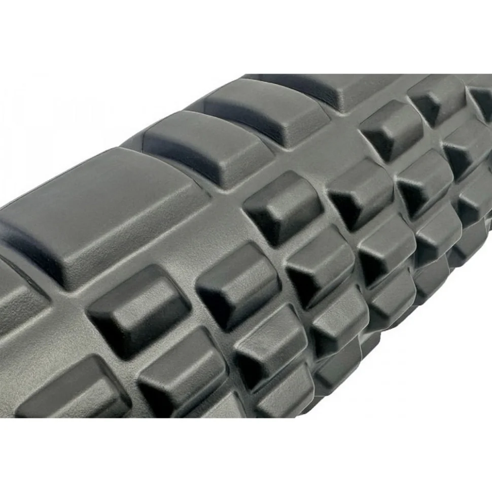 Масажний ролик Grid Roller v.2.1 EasyFit EF-2027-BK 45 см, Чорний