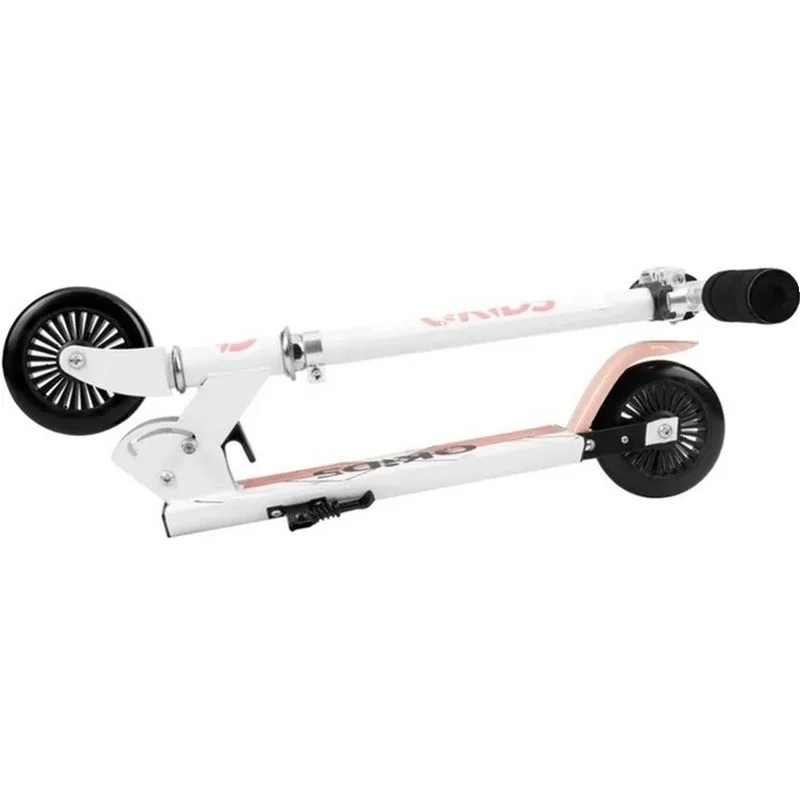 Детский самокат QKIDS FLO HUBA00013 бело-розовый