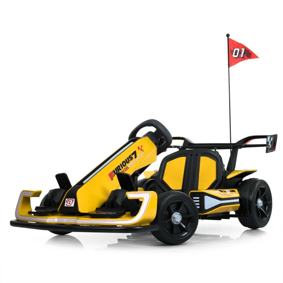 Дитячий електромобіль Електрокарт Bambi M 6148EBL-6(24V) до 150 кг