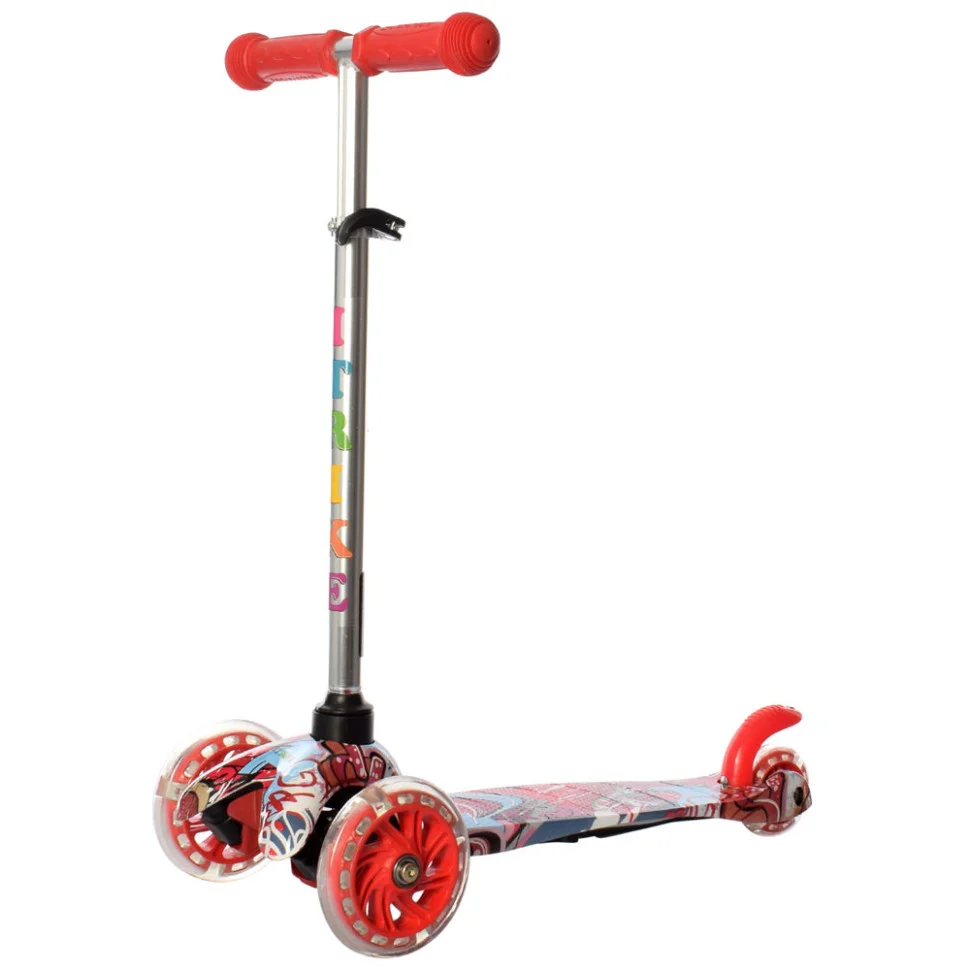 Самокат дитячий MINI iTrike BB 3-013-4-FR з підсвічуванням