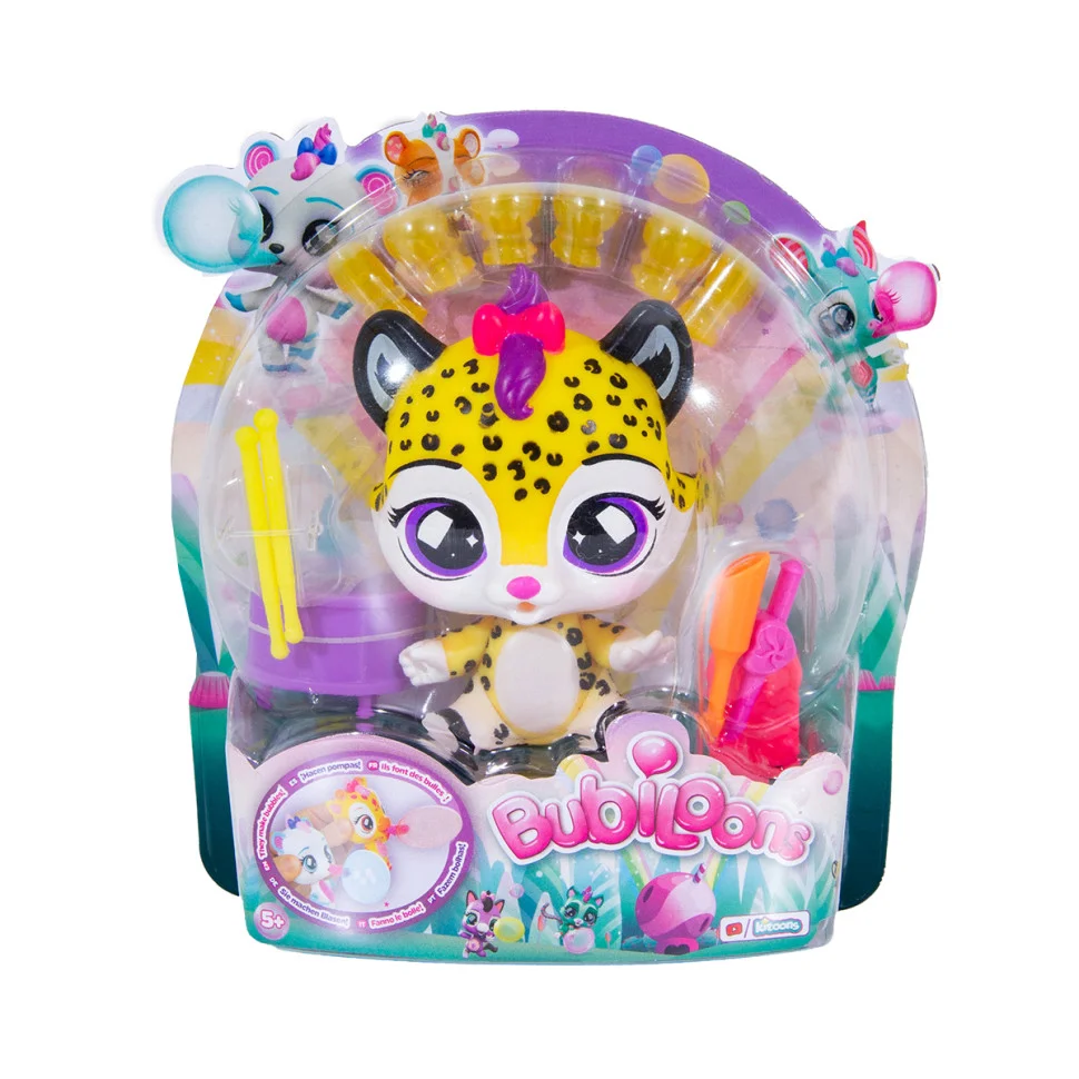 Игровой набор Леопард Рокси Bubiloons W2 85626 фигурка, аксессуары, шарики