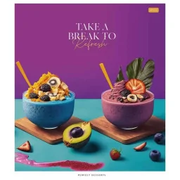 Тетрадь общая "Juicy world" Школярик 048-3281L-1 в линию, 48 листов