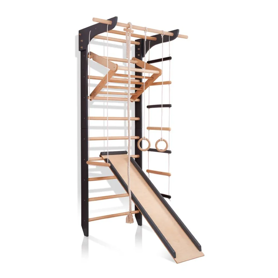 Спортивний куточок SportBaby 9-Lux 3-240 з дошкою для преса, кільцями та канатом