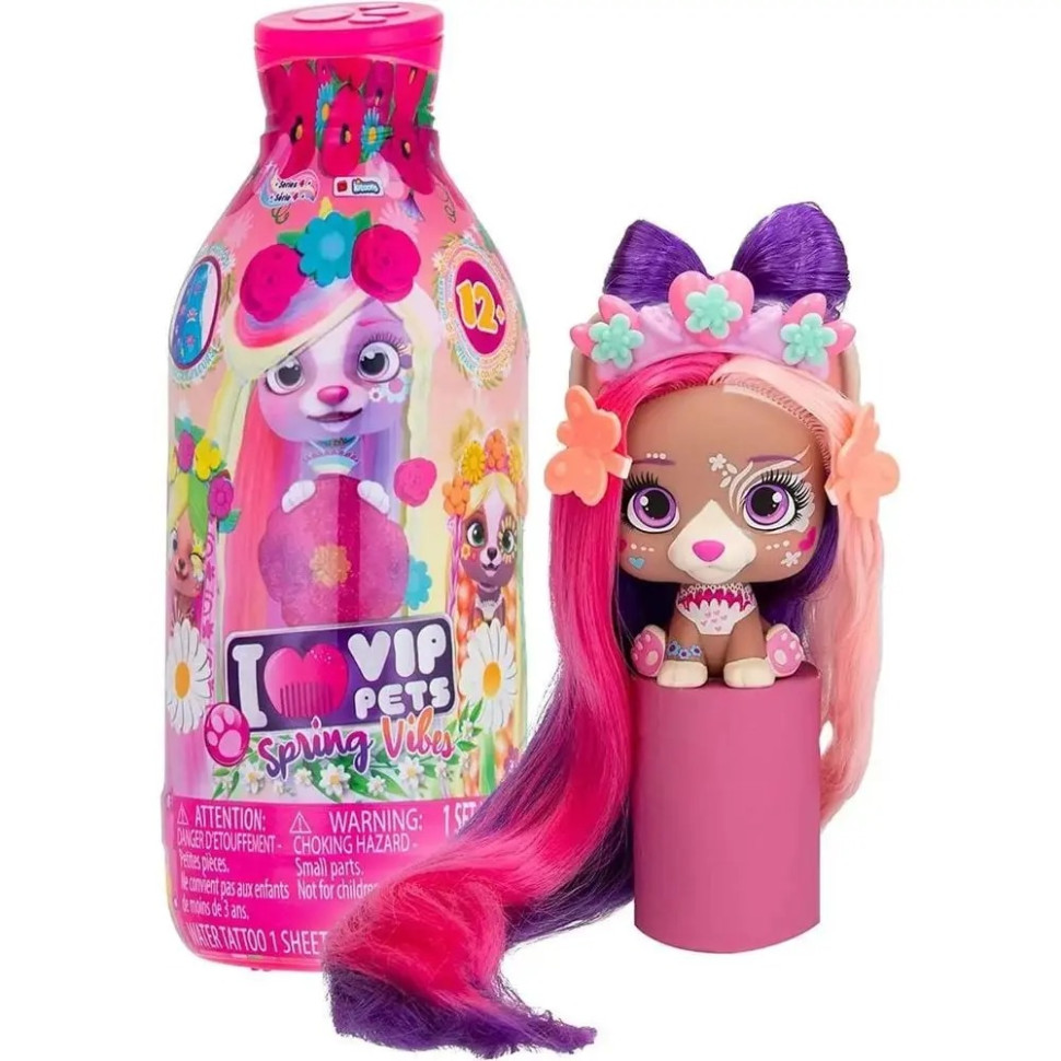 Модный любимец Собачка Spring vibes VIP Pets S4 IMC 713130 с аксессуарами