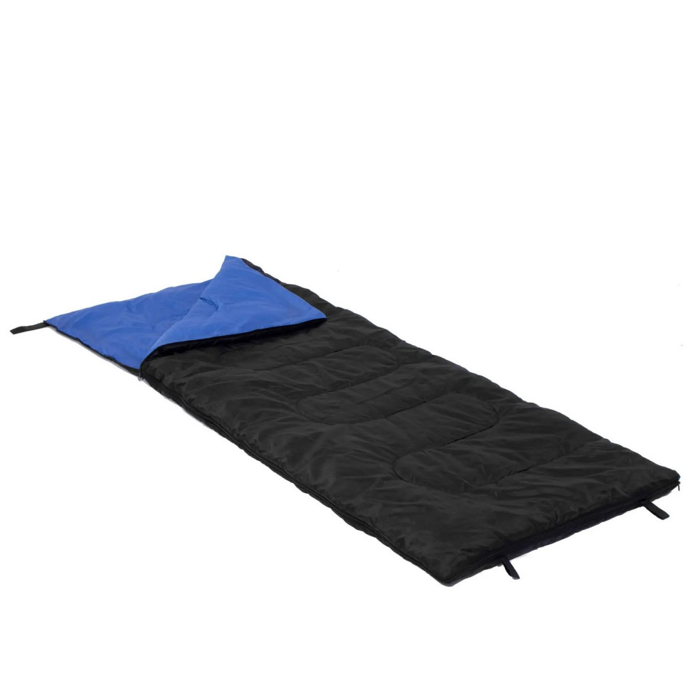 Спальний мішок (спальник) 2 в 1 Springos CS0044 Black/Blue