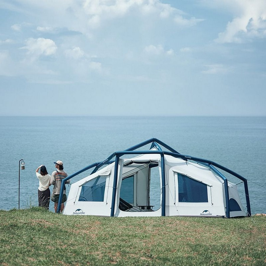 Намет надувний CNK2300ZP012 Naturehike 6976023921001 блакитний великий