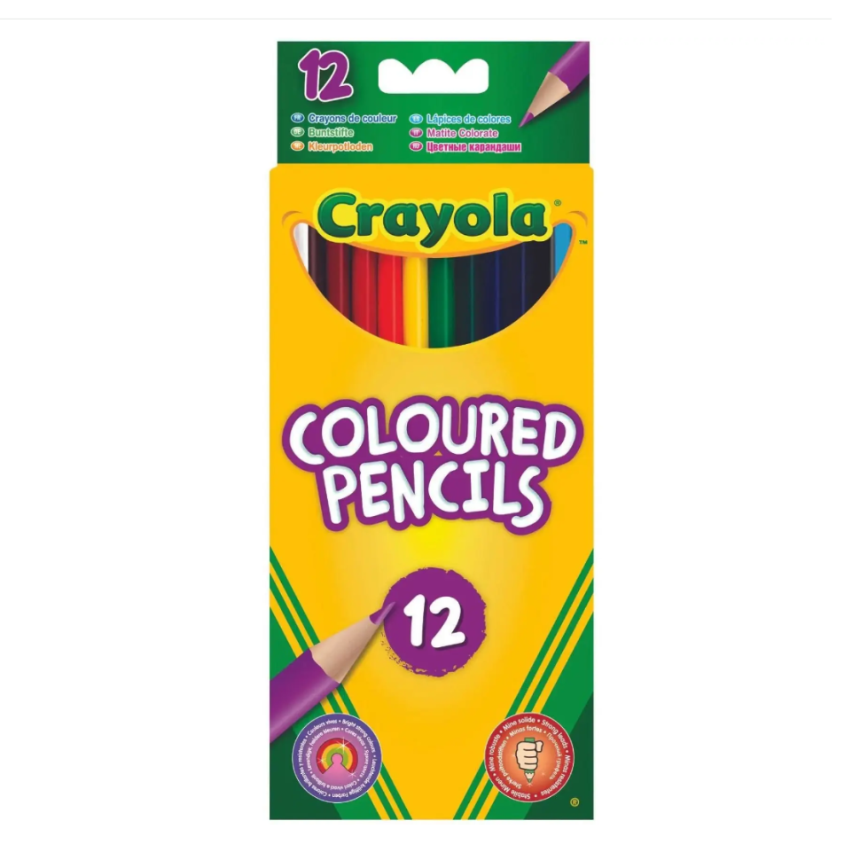 Набір кольорових олівців Crayola 68-0012 12 шт