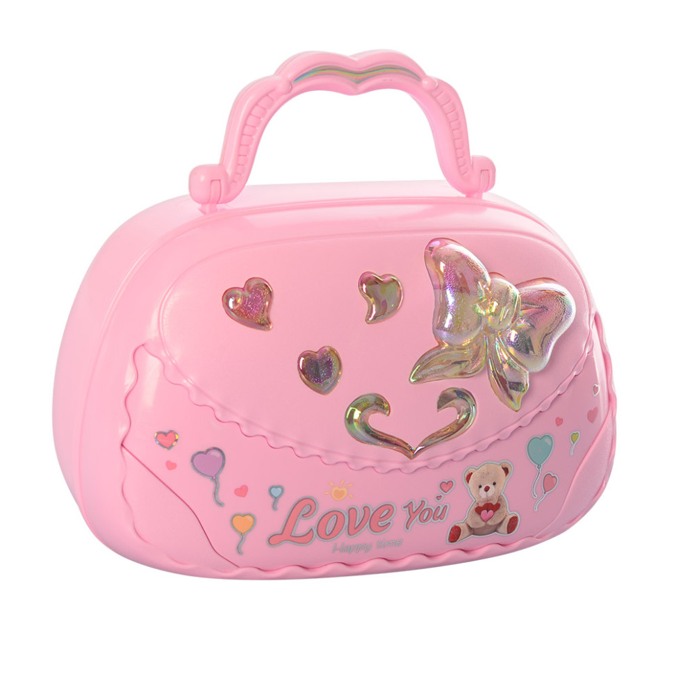 Музыкальная шкатулка Сумочка Bambi 9220(Pink) зеркало, механическая