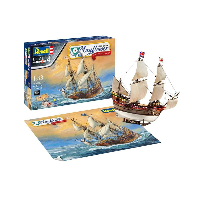 Збірна модель Корабель Mayflower Revell RVL-05684 рівень 4, масштаб 1:83