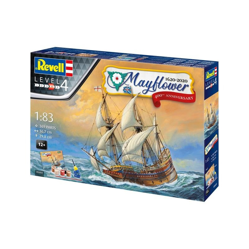 Збірна модель Корабель Mayflower Revell RVL-05684 рівень 4, масштаб 1:83