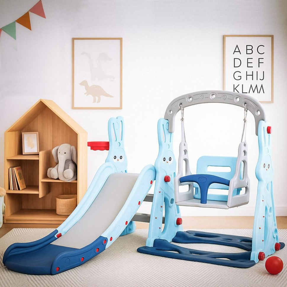 Детский игровой комплекс с качелей
