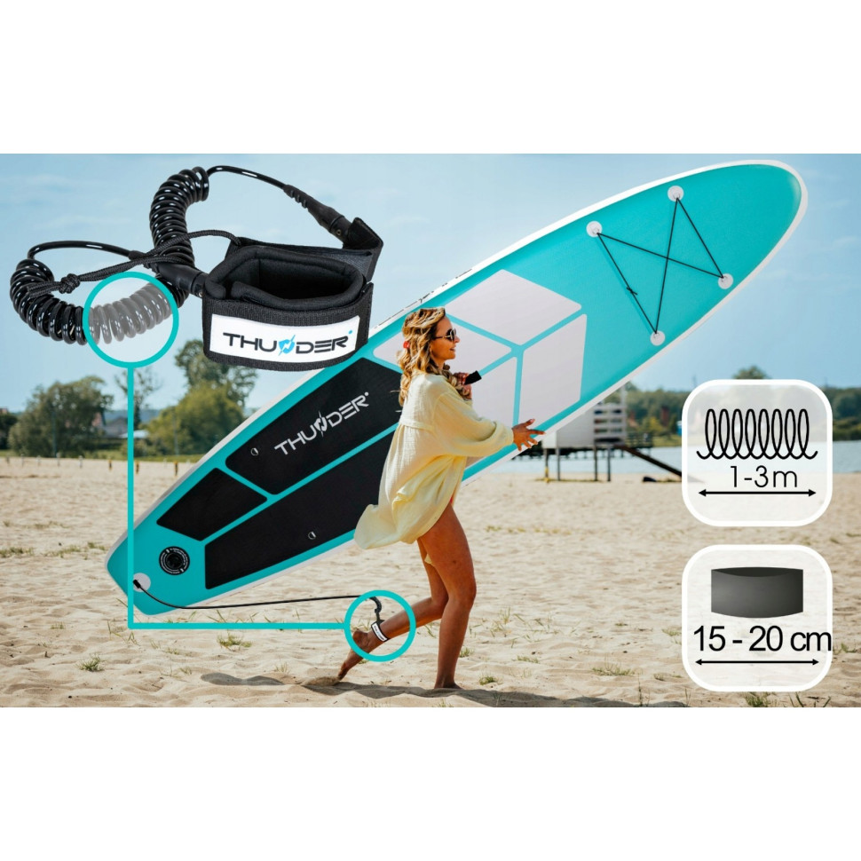 Надувная SUP доска Coast Thunder SUP-COAST-MINT с веслом Mint 320 см 