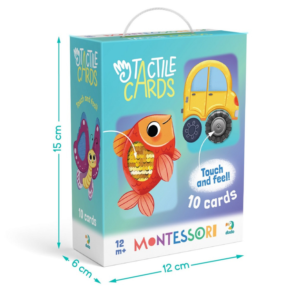 Набор карточек с тактильными элементами 