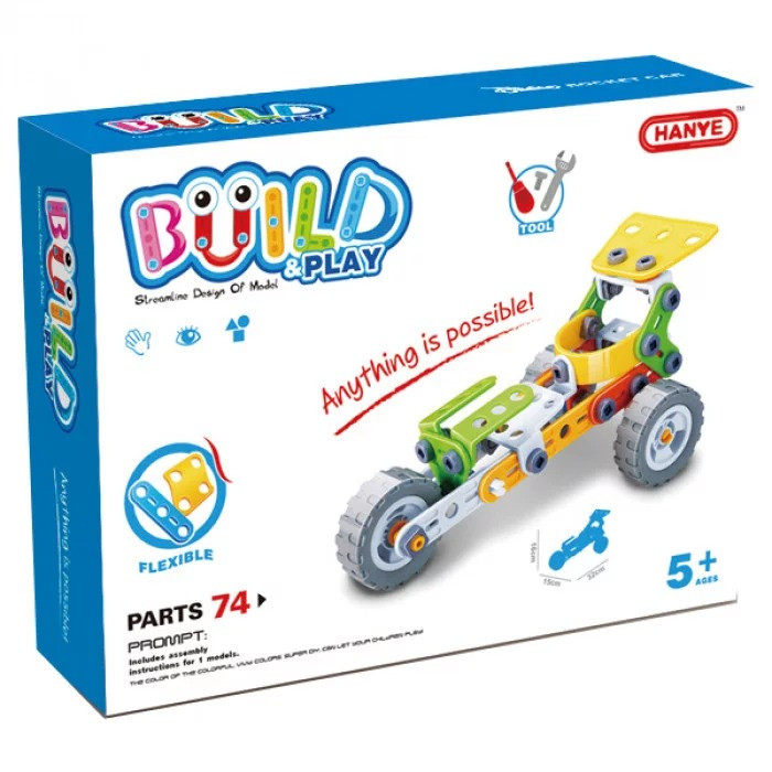 Машинка разборная на болтах Build&Play 