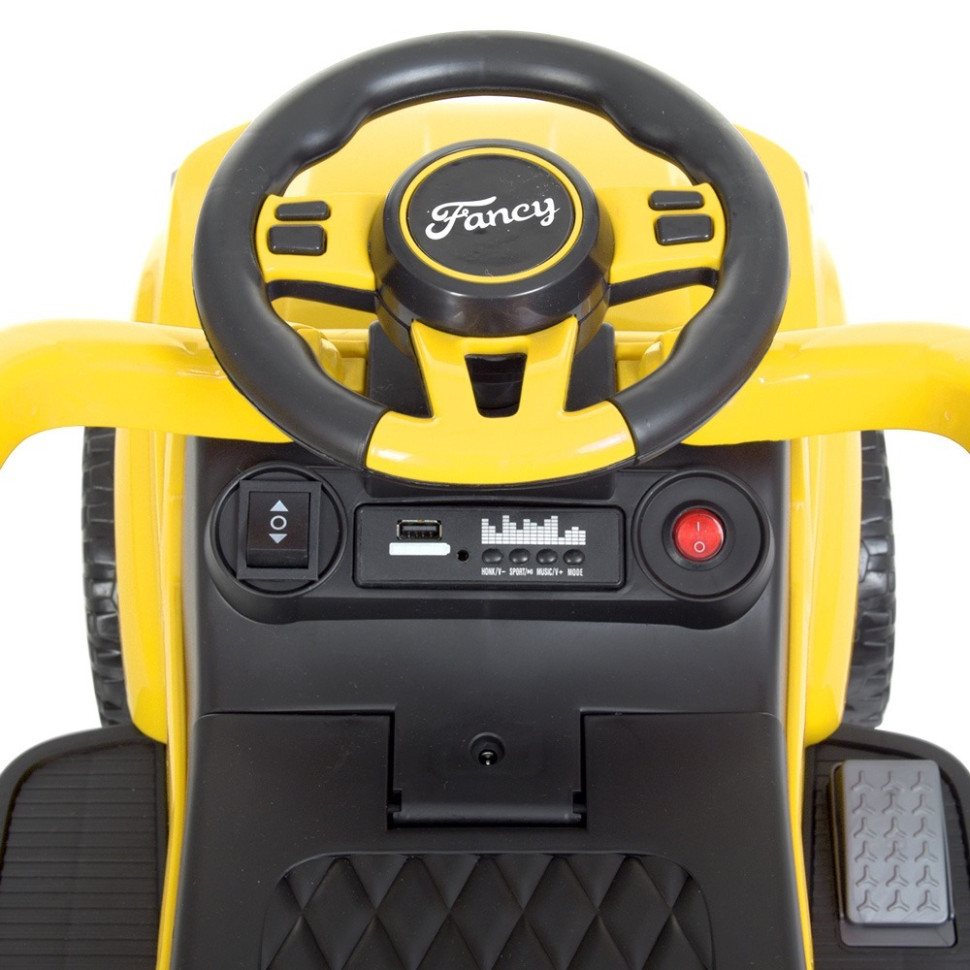 Каталка-толокар Bambi Racer M 4564B-6, 1*25W, родительская ручка, музыка, свет