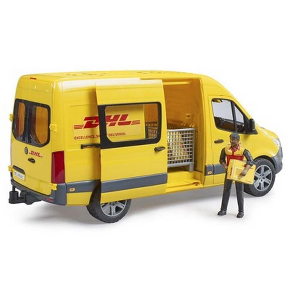Автомобиль курьера MB Sprinter DHL Bruder 02671 с фигуркой (1:16)